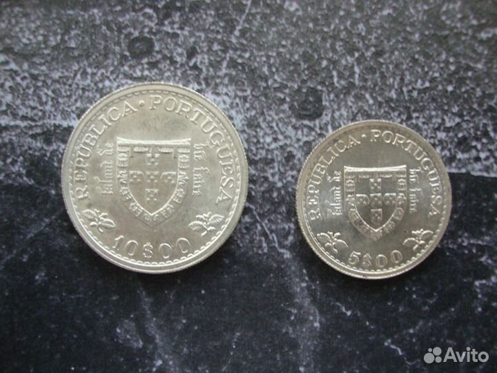 Серебряные монеты Португалии