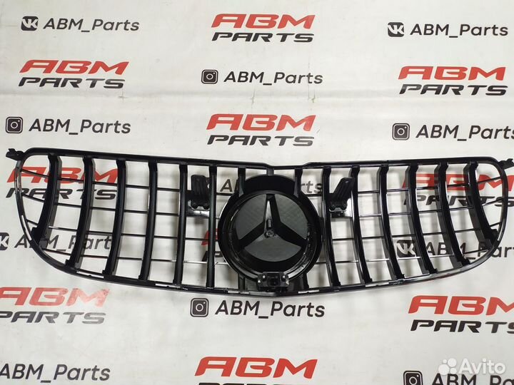 Решётка радиатора GLS X166 GT Чёрная