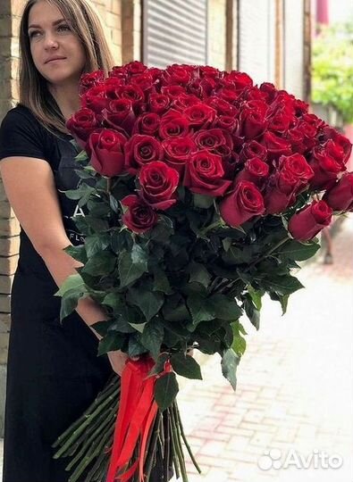 Высокие розы 150 160 170 180 190см доставка Москва