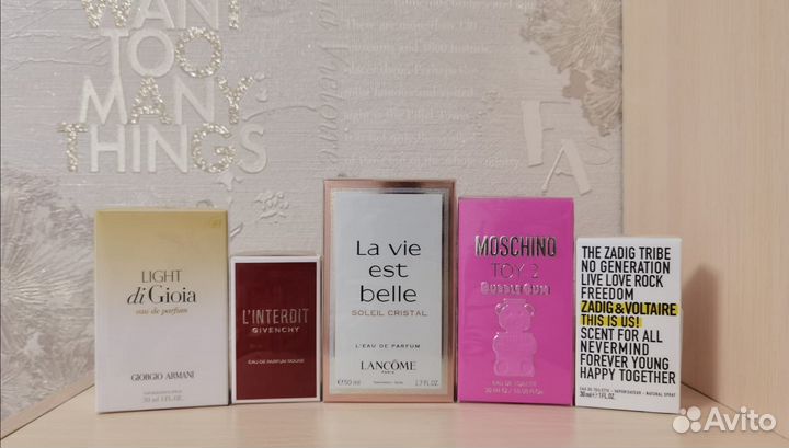 Парфюмерия из личной коллекции оригинал