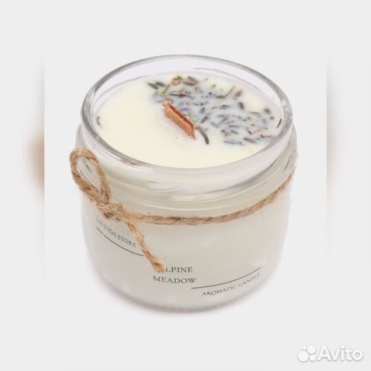 Ароматическая свеча ручной работы