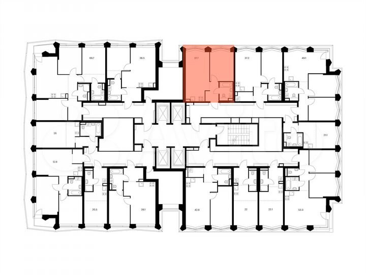 1-к. квартира, 37,7 м², 15/31 эт.