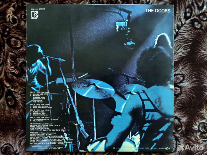 The Doors – Absolutely Live – оригинал Japan 1970