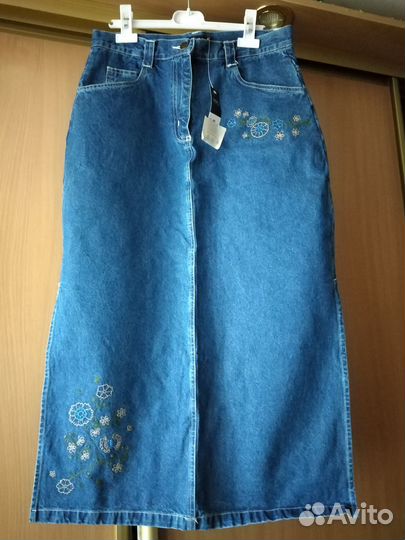 Новая джинсовая юбка, 46 размер