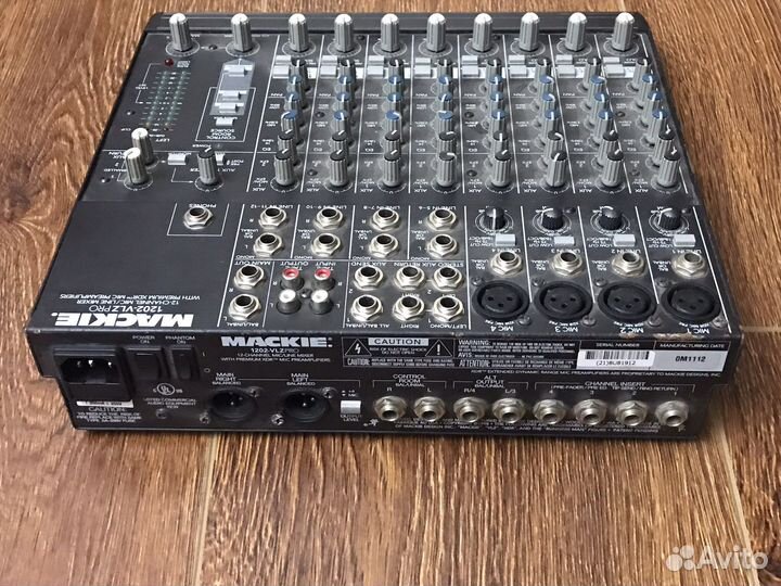 Микшерный пульт 1202 vlz pro mackie