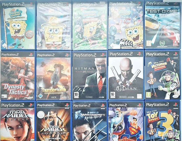 Лицензионные диски PlayStation 2