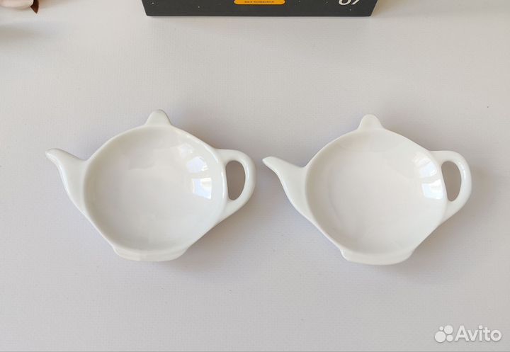 Блюдце для чайных пакетиков galzone белое