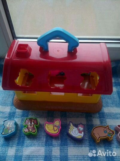 Сортер домик с животными полесье