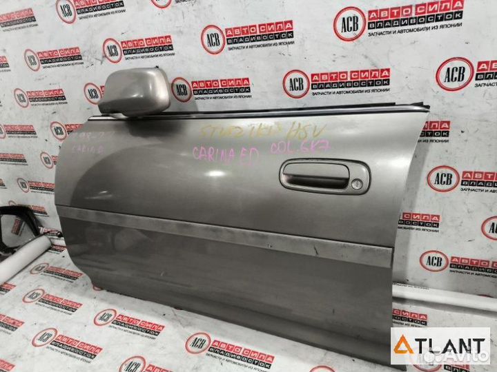 Дверь передний левый toyota carina ED
