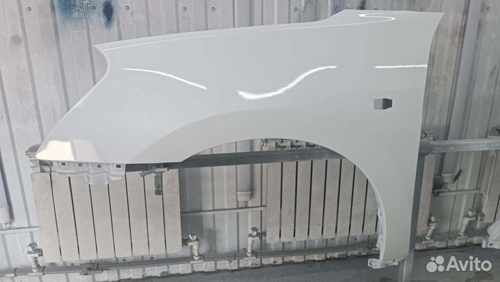 Крыло переднее левое nissan almera j 15 белое 369