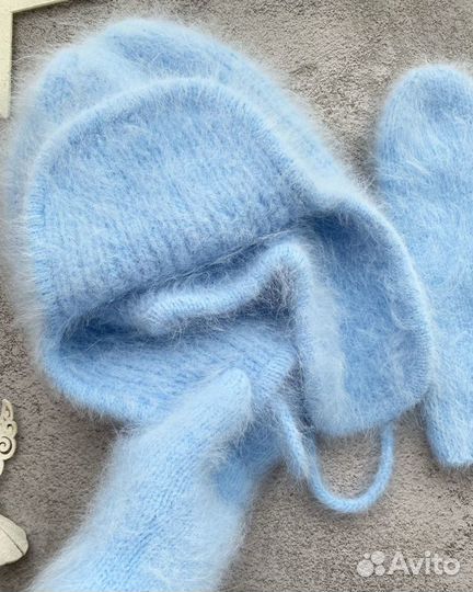 Шапка ушанка женская