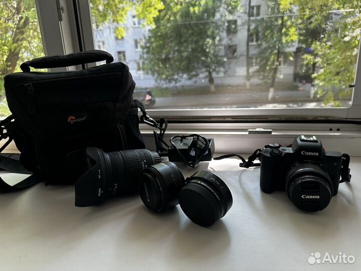 Canon eos m50 mark ii + 2 объектива