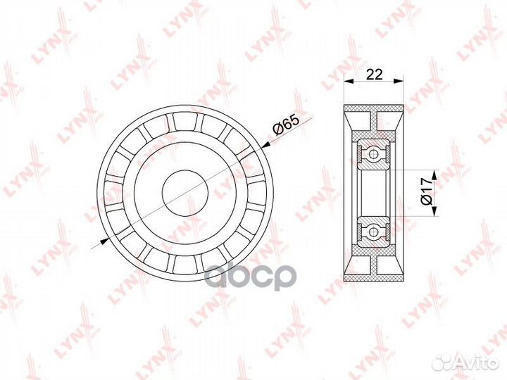 Ролик натяжного механизма Hyundai