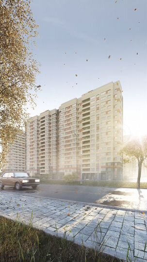 Квартира-студия, 27,6 м², 17/18 эт.