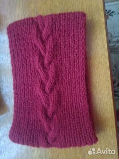 Вязанная повязка на голову