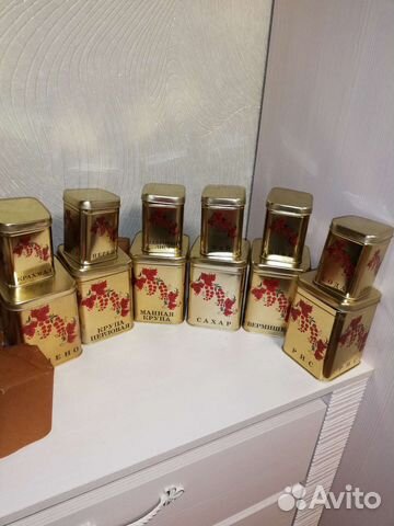 Жестяные банки СССР новые