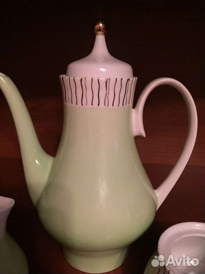 Кофейный фарфоровый сервиз Kahla гдр