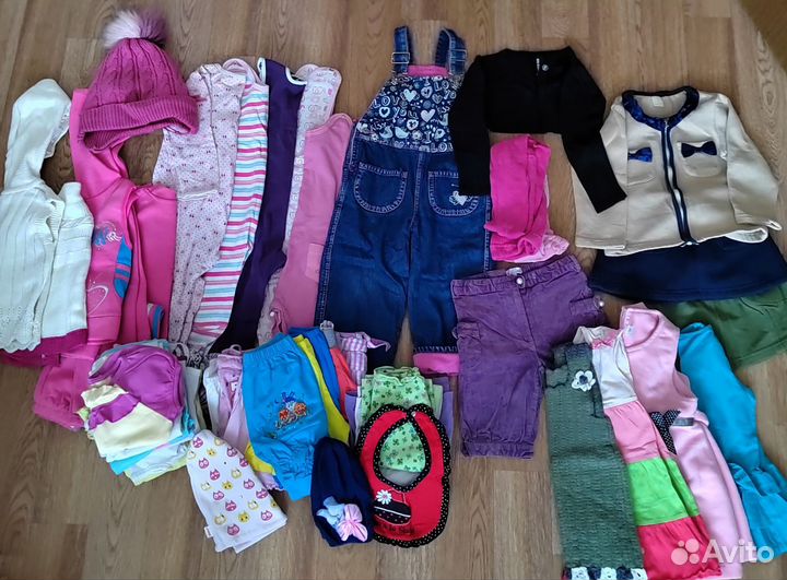 Детские вещи на девочку 80-92 размера