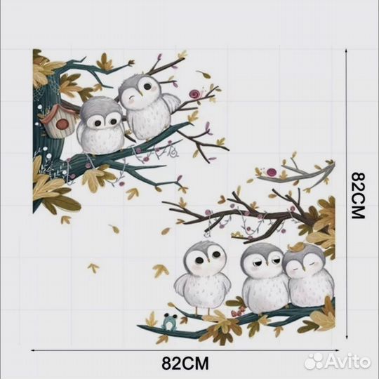 Наклейка интерьерная