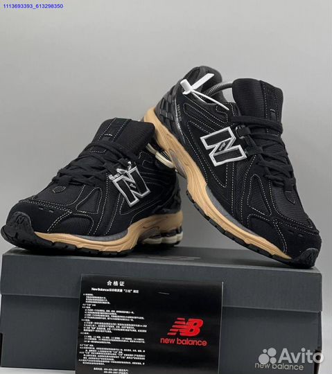 Кроссовки New balance 1906r осень черные желтые