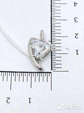 Подвеска с синтетическим камнем Золото