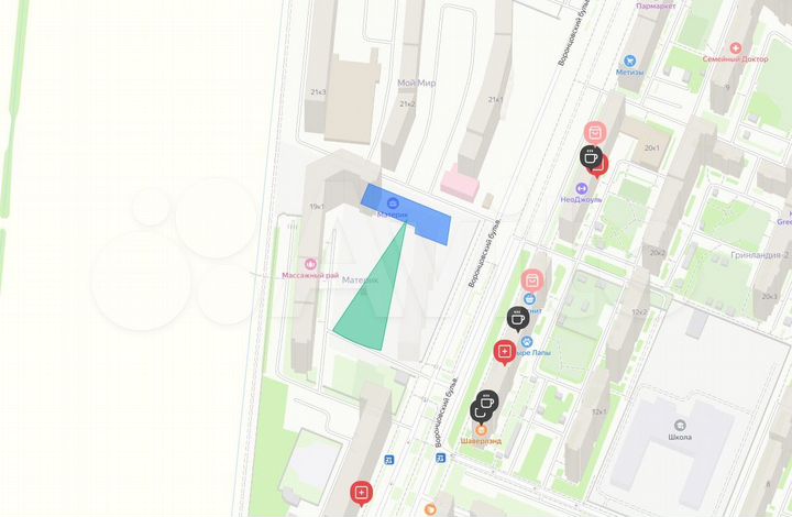 Квартира-студия, 22 м², 19/19 эт.