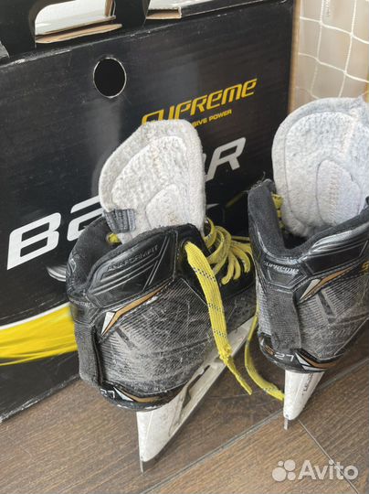 Коньки хоккейные вратарские детские bauer supreme