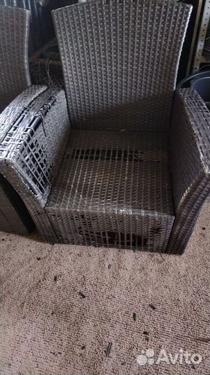 Комплект ротанговой мебели каркас