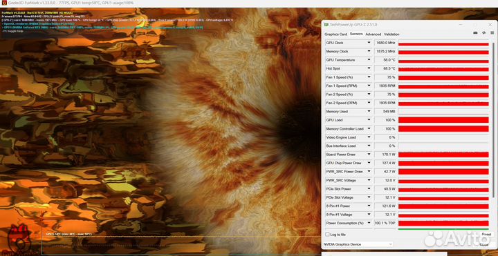 RTX 3060 12Gb (Гарантия) Asus ROG Strix