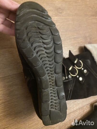 Сапоги женские зимние натуральная замша