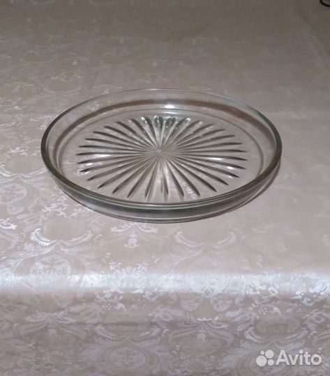 Блюдо, стекло,ссср