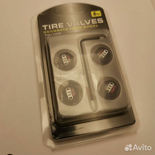 4шт Audi колпаки для вентилей антивандальные