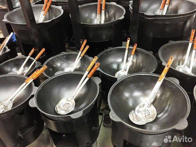 Казан чугунный узбекский 3-100л