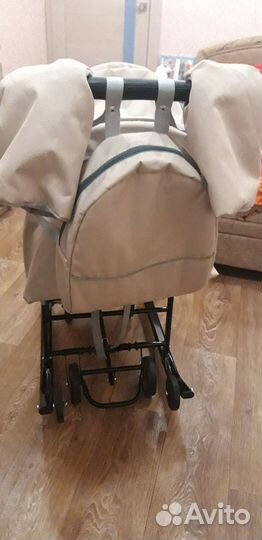 Санки коляска pikate снеговик новые