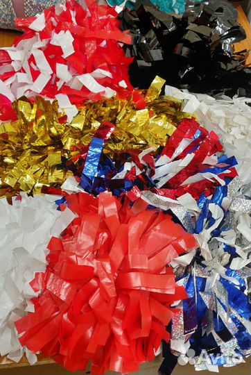 Помпоны для черлидинга, группы поддержки, б/у