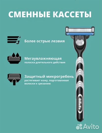 Станок для бритья Gillette Mach3