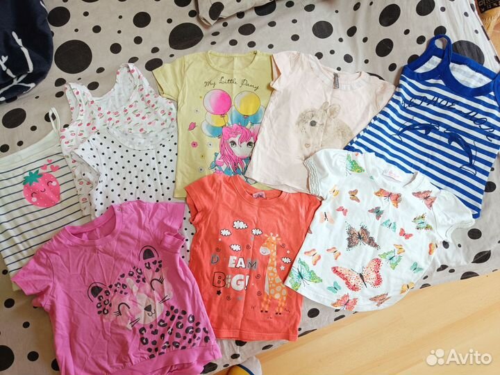 Большой пакет одежды для девочки