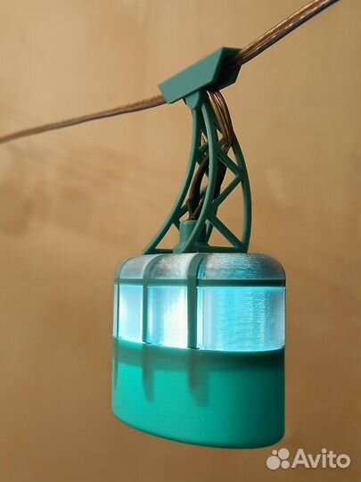 Гирлянда в виде канатной дороги