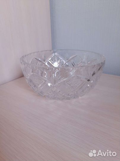 Хрустальная ваза Чехословакия