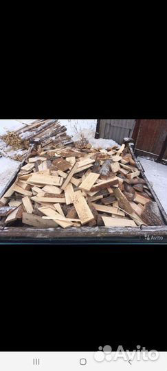 Дрова березовые, осиновые, горбыль пиленный