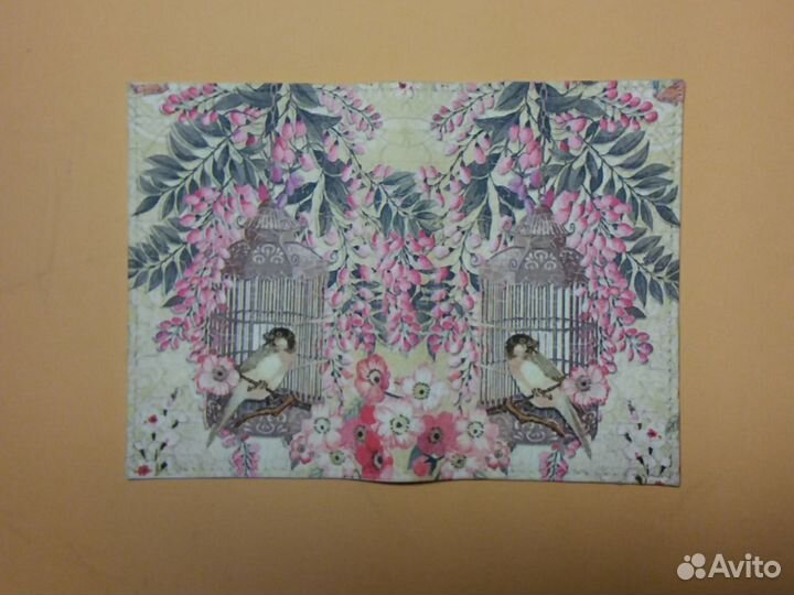 Обложка на паспорт кожаная