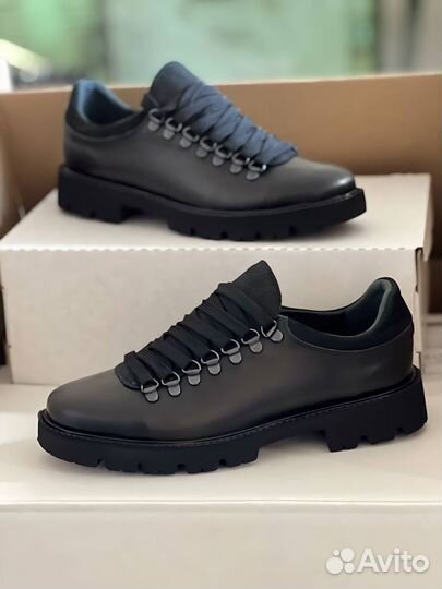 Полуботинки мужские кожаные