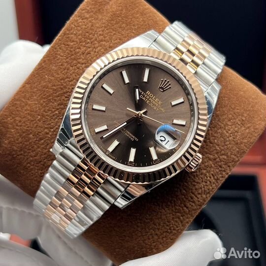 Часы Rolex DateJust II 41 mm шоколадные