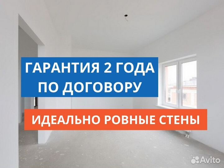 Машинная штукатурка с гаранитей от 120 м2