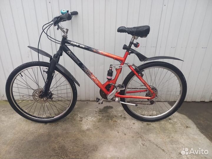 Велосипед active fire dh двухподвес