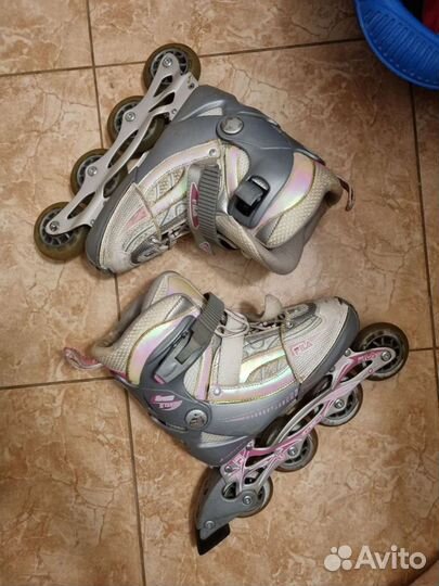 Ролики fila + чехол в подарок