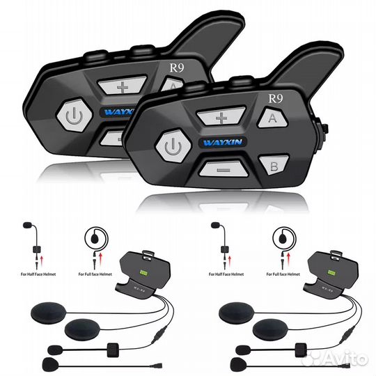Мото Гарнитура R9 Новая мотогарнитура R 9 в шлем