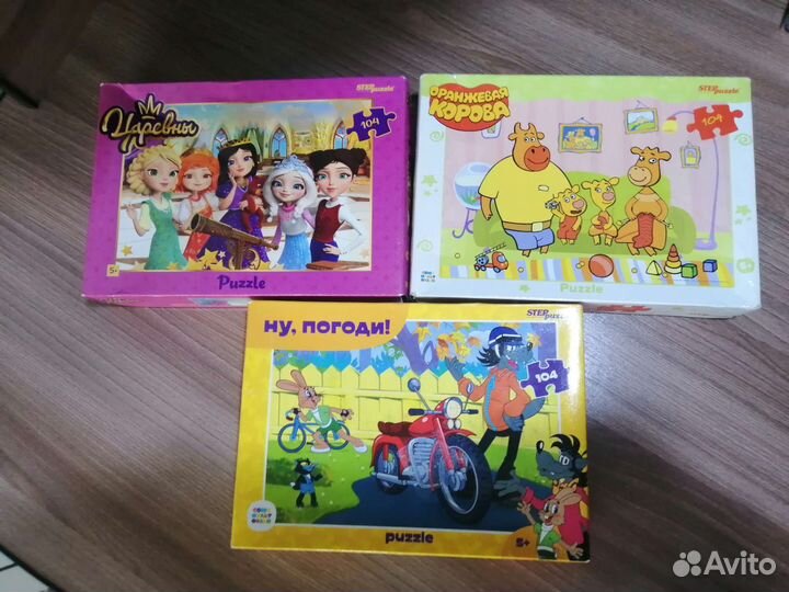 Пазлы 4 шт