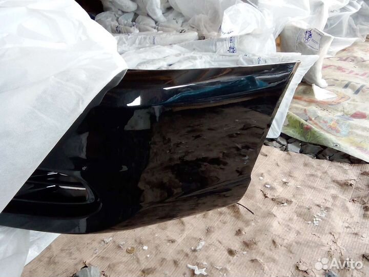 Передний бампер на hyundai accent