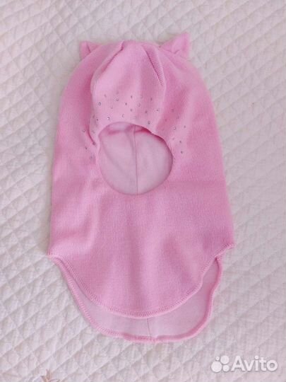 Шапка шлем для девочки